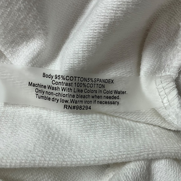 ONQUE Stretch Cotton Knit Straight Leg Pants Crochet Trim Pull On Style US Sz 2X - Picture 10 of 11